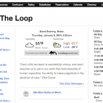 The Loop website